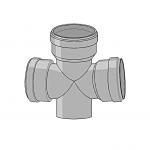 Friaphon Dobbelt Grenrør 87 Gr. 110 Mm