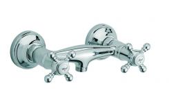 Damixa Tradition Brusebatteri, u/Termostat, m/Rosetter, Krom