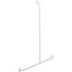 Pressalit greb/brusestang 1000mmX1090mm PLUS, diameter 33 mm. Udformet som omvendt T. Til fastmontering.