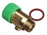 Milton Megatherm 1/4" Aftapventil med pvc-greb