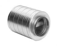 Lindab lyddæmper slbu ø630 l=900 100 mm isolering med baffel