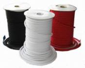 Stofledning 2x0,75mm ø6,6mm (180 grader) rød