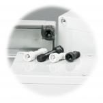 Dækselskrue m10x40 sort