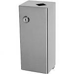 Purus Kanyleboks 110x265x92mm frontmonteret slebet rustfri stål