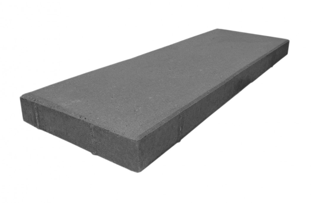 Bordurfliser 30x90x10 Sort / koksgrå