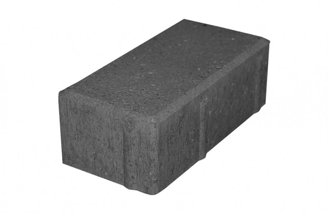 Hollændersten sort / koksgrå 10 x 20 x 7