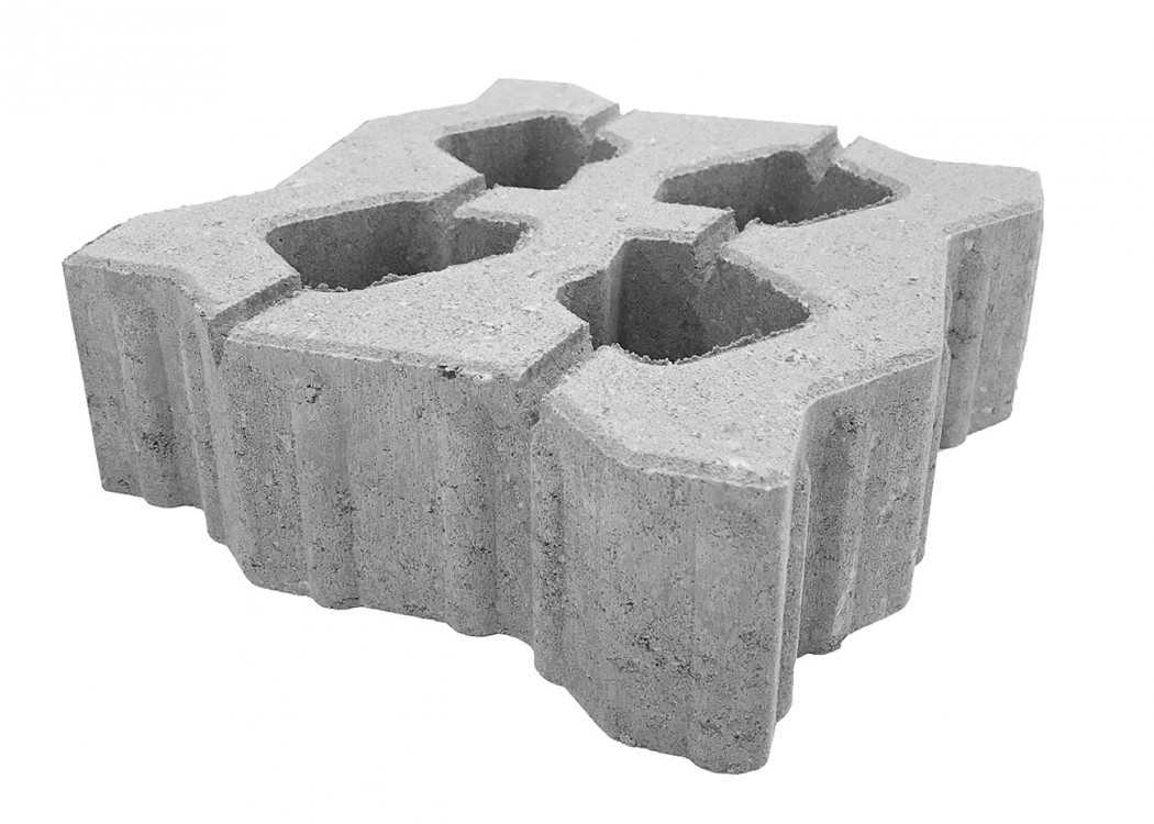 Græsarmering FC-Kaluk 25% grå 24x24x8