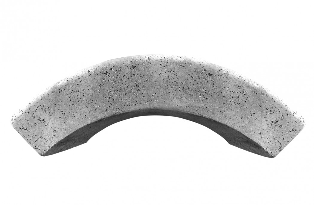 Radiuskantsten 12/15x30x79 0,5 meter radius