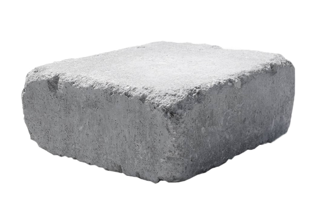 Grå Slotsbrosten m/slået kant 14x14x7