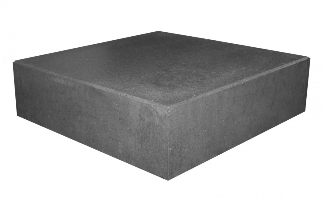 Sort / koksgrå 50x50x14 Trappetrin