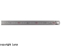 Stållineal 150 mm blændfri