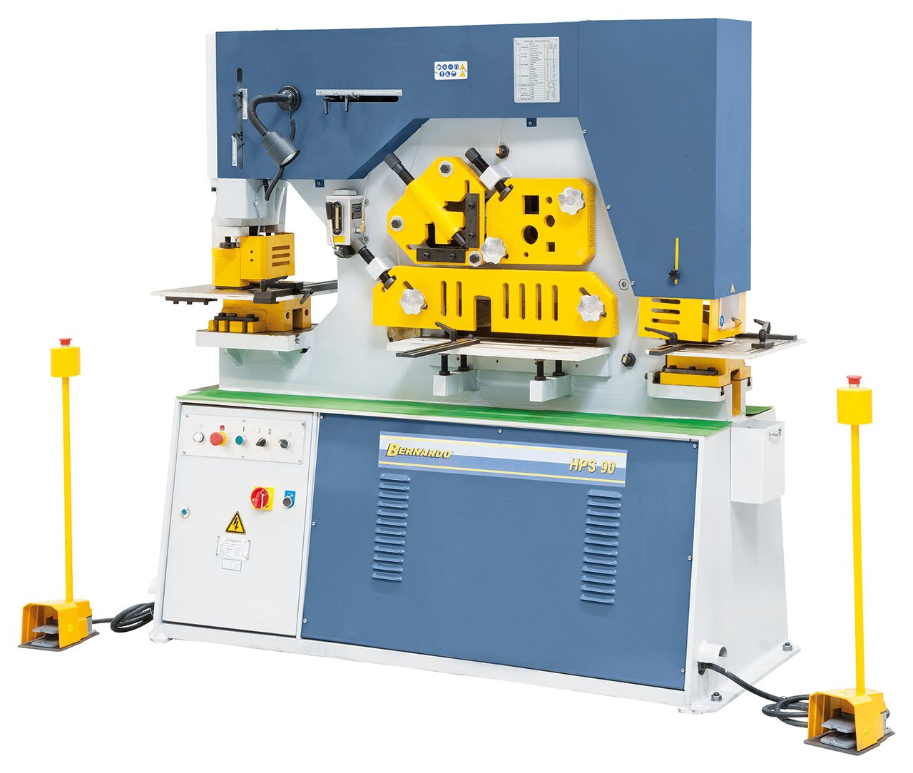 Hydraulisk Profiljernssaks og lokkemaskine HPS 90 **