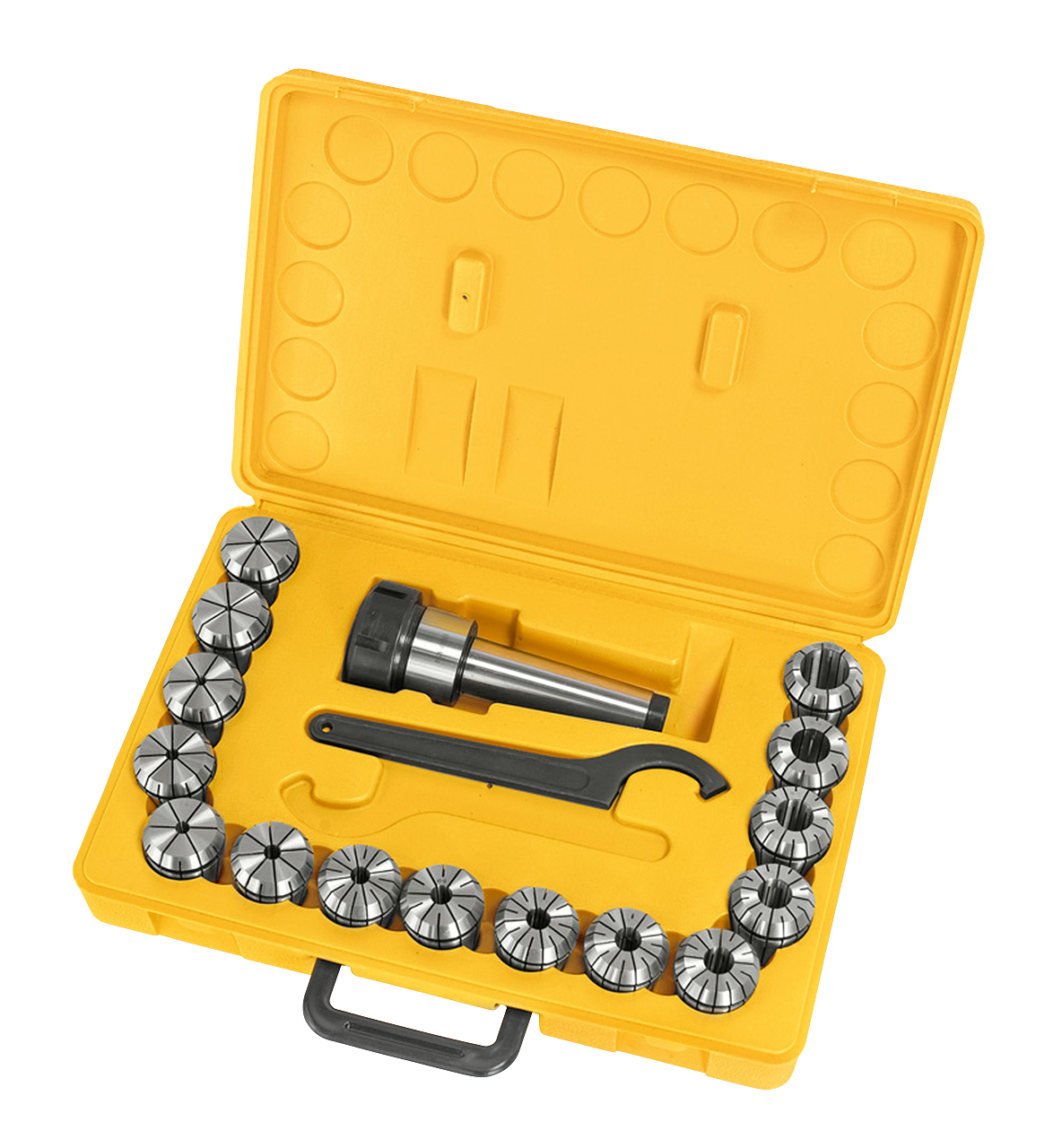 ER40 spændetænger i sæt, MK 4, 3 - 25 mm