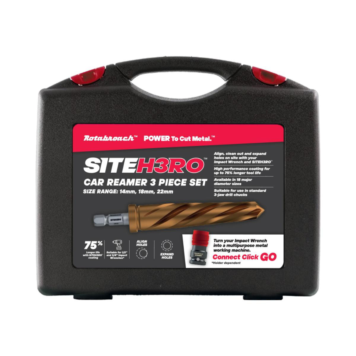 Rotabroach SITEH3RO oprømmere i sæt 14-22 mm