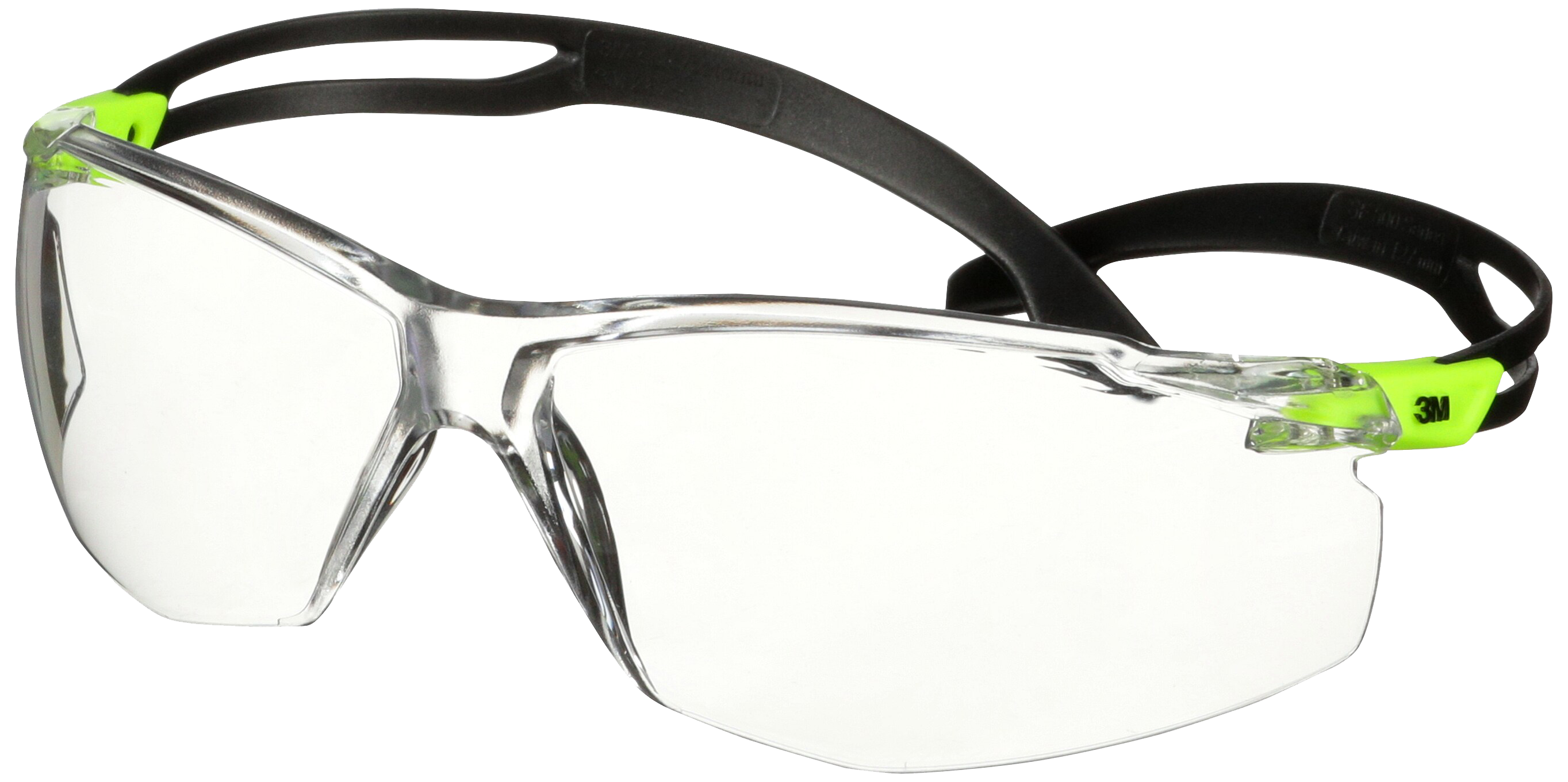 SecureFit 500 besk.brille, grøn stel/klar glas