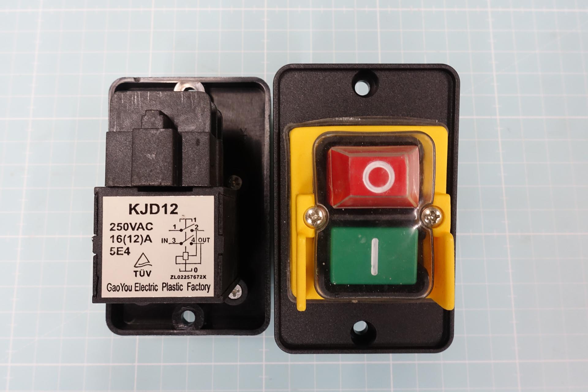 On/off switch KJD12 F/TFM610V - TS305