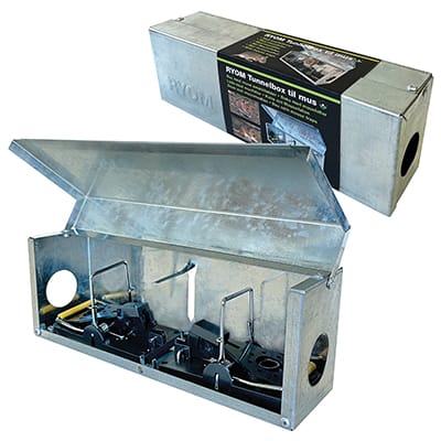 Tunnelbox Mus M/2 Smækfæld.Ryom