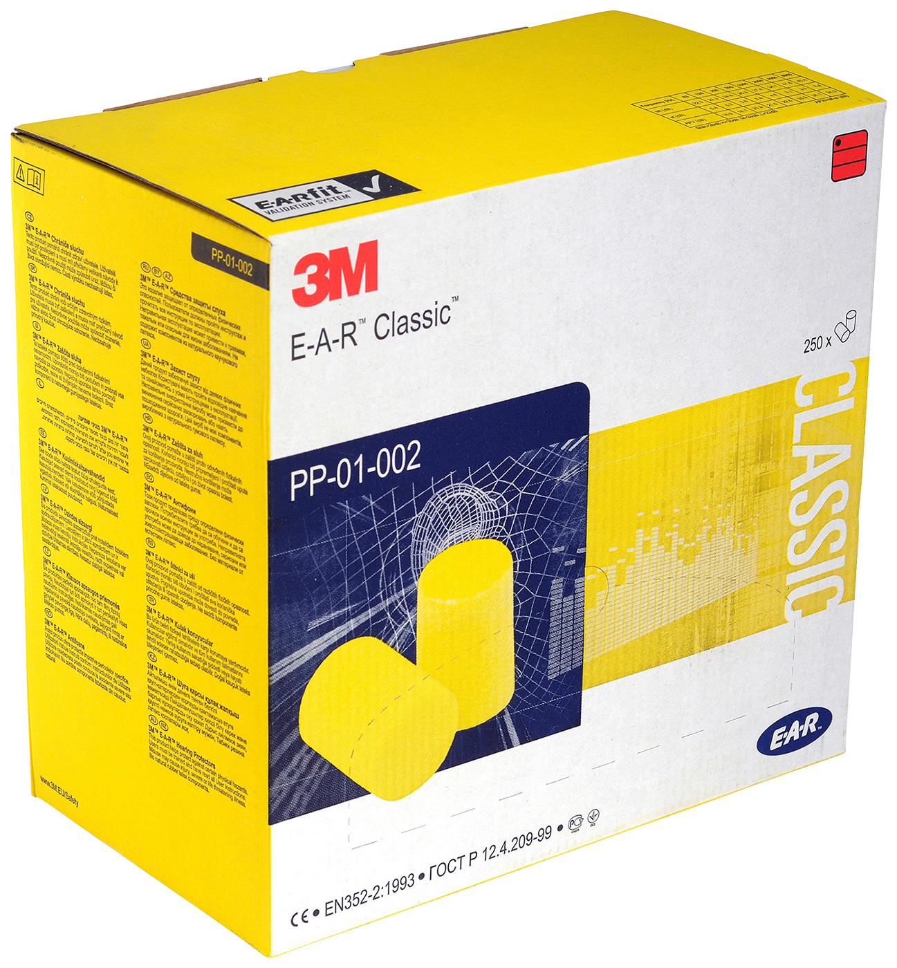 Ørepropper E-A-R Classic 250 par pr. pak