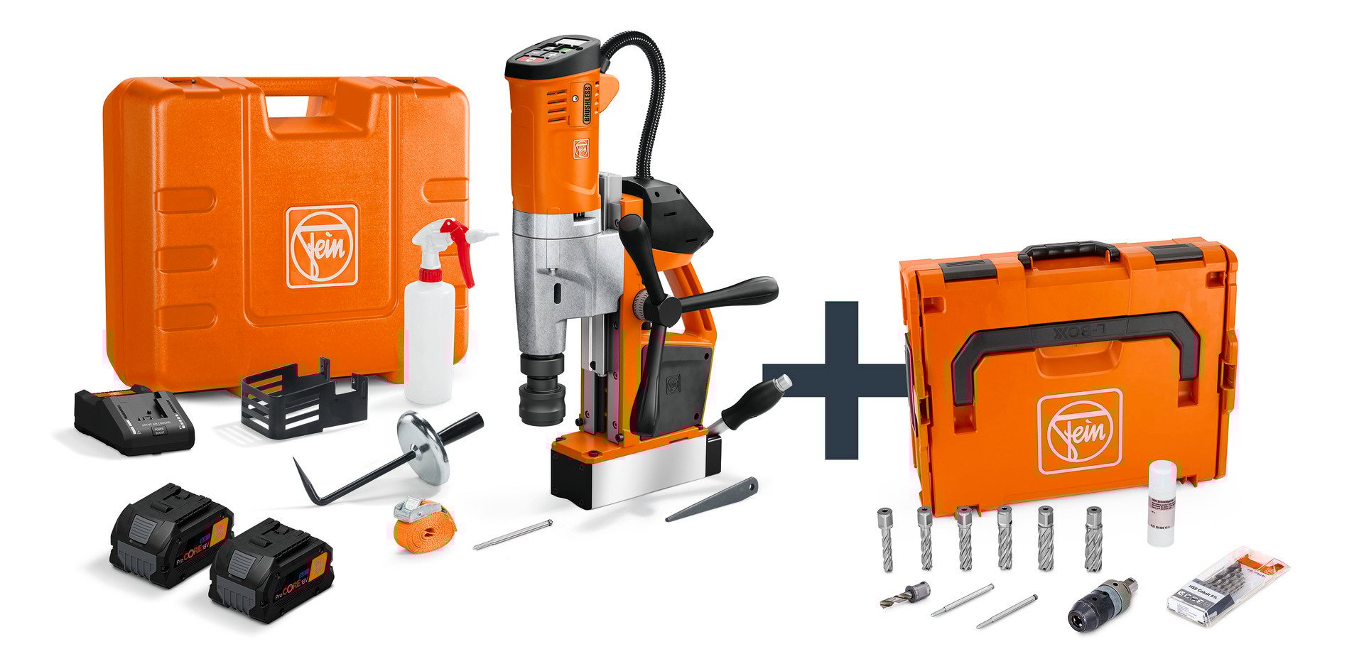 Akku magnetboremaskine AKBU 35 PMQW - 18V 8 Ah