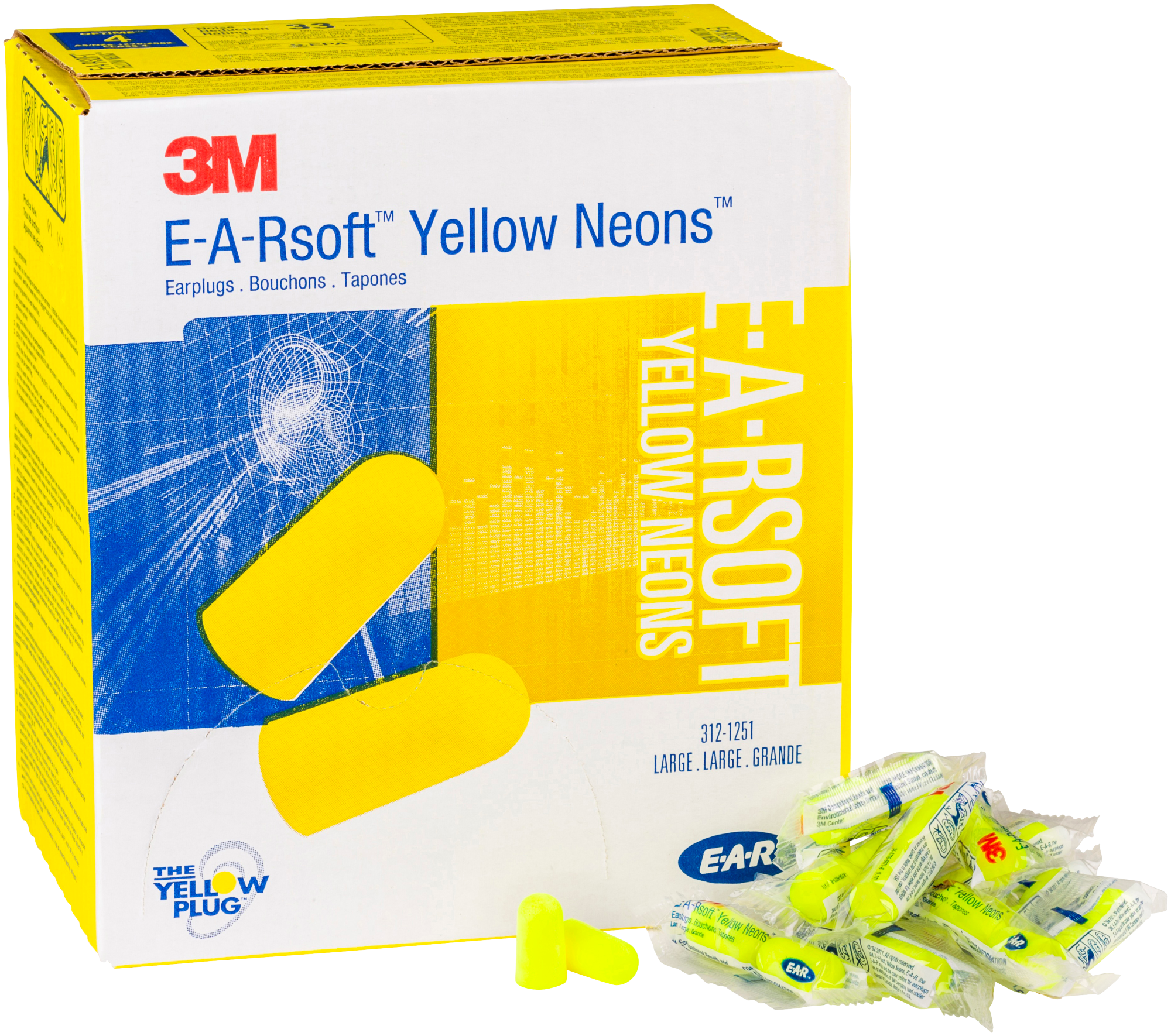 Ørepropper 3M E-A-R Soft ES-01-001 250 par pr. æske