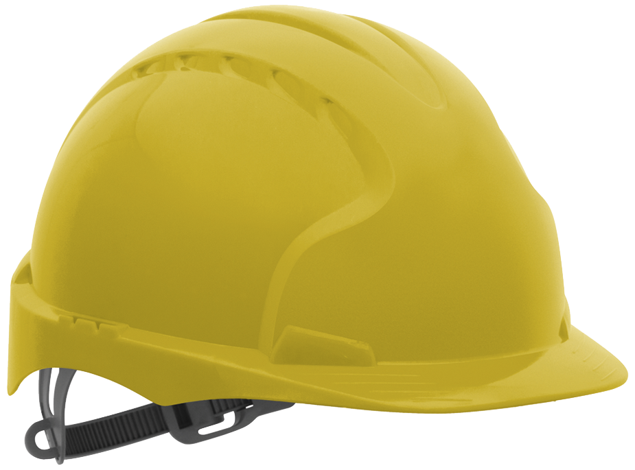 Sikkerhedshjelm JSP EVO3 uventileret - gul