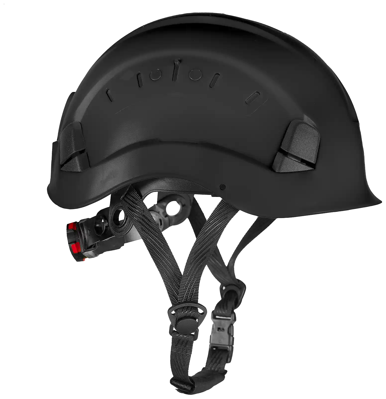 HelmIQ sikkerhedshjelm m/hagerem, ventileret sort