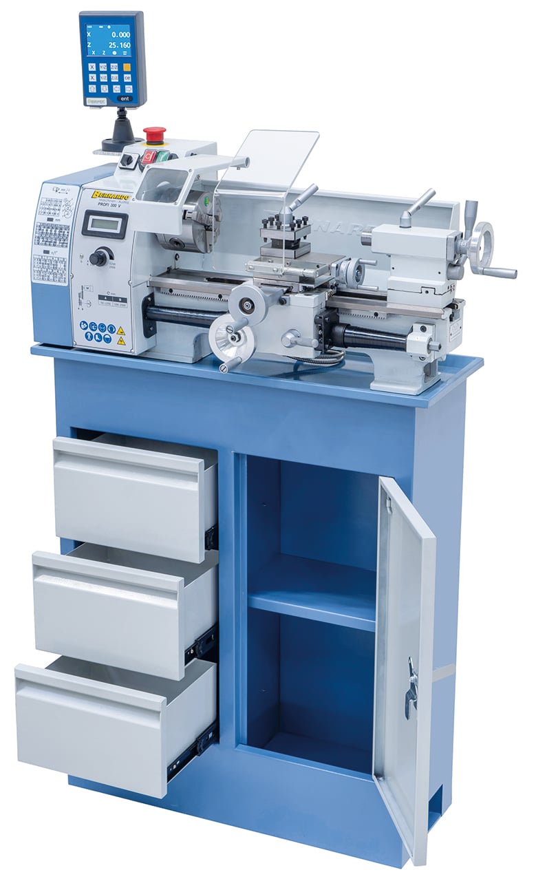 Borddrejebænk Profi 300 V / 230 V inkl. 2-akset digitalt display DT 40