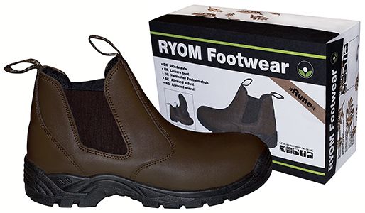 Fritidsstøvle "RUNE", Brun skind Str. 46