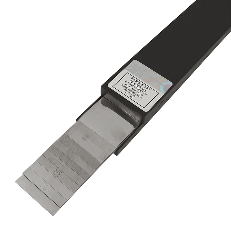 Sortiment af Søgerstål i ark 11 ark ialt (0,02-1,00 mm)