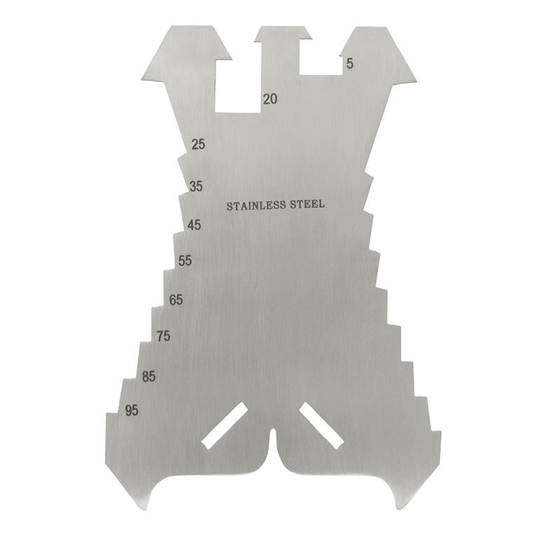Ridseskabelon 5-100 mm til zink og kobber