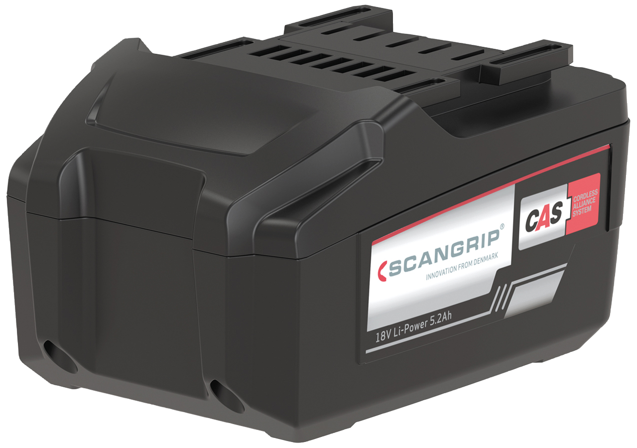 Scangrip batteri CAS 18V/5,2Ah Li-HD