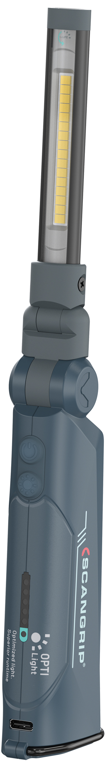 Scangrip MiniSlim håndlampe 200 lm genopl.