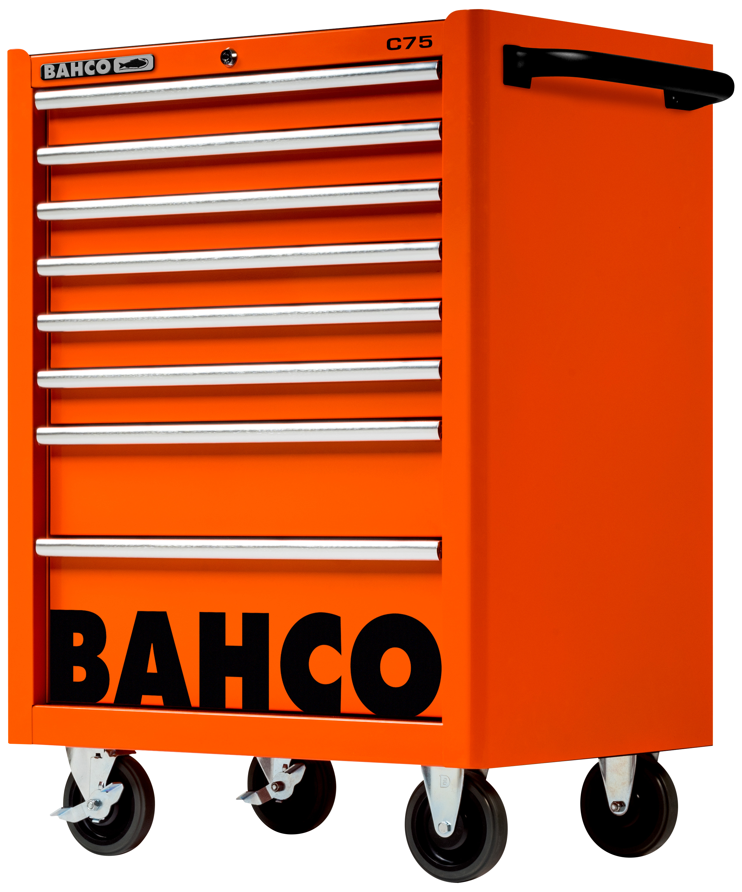 Værkstedsvogn Classic 75 m/8 skuffer, tom, rød