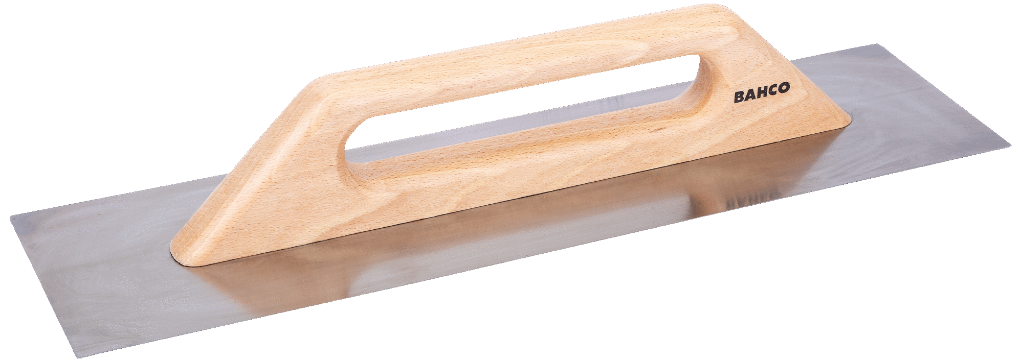 Tandspartel 2040, stål m/træhåndtag, 300×160mm