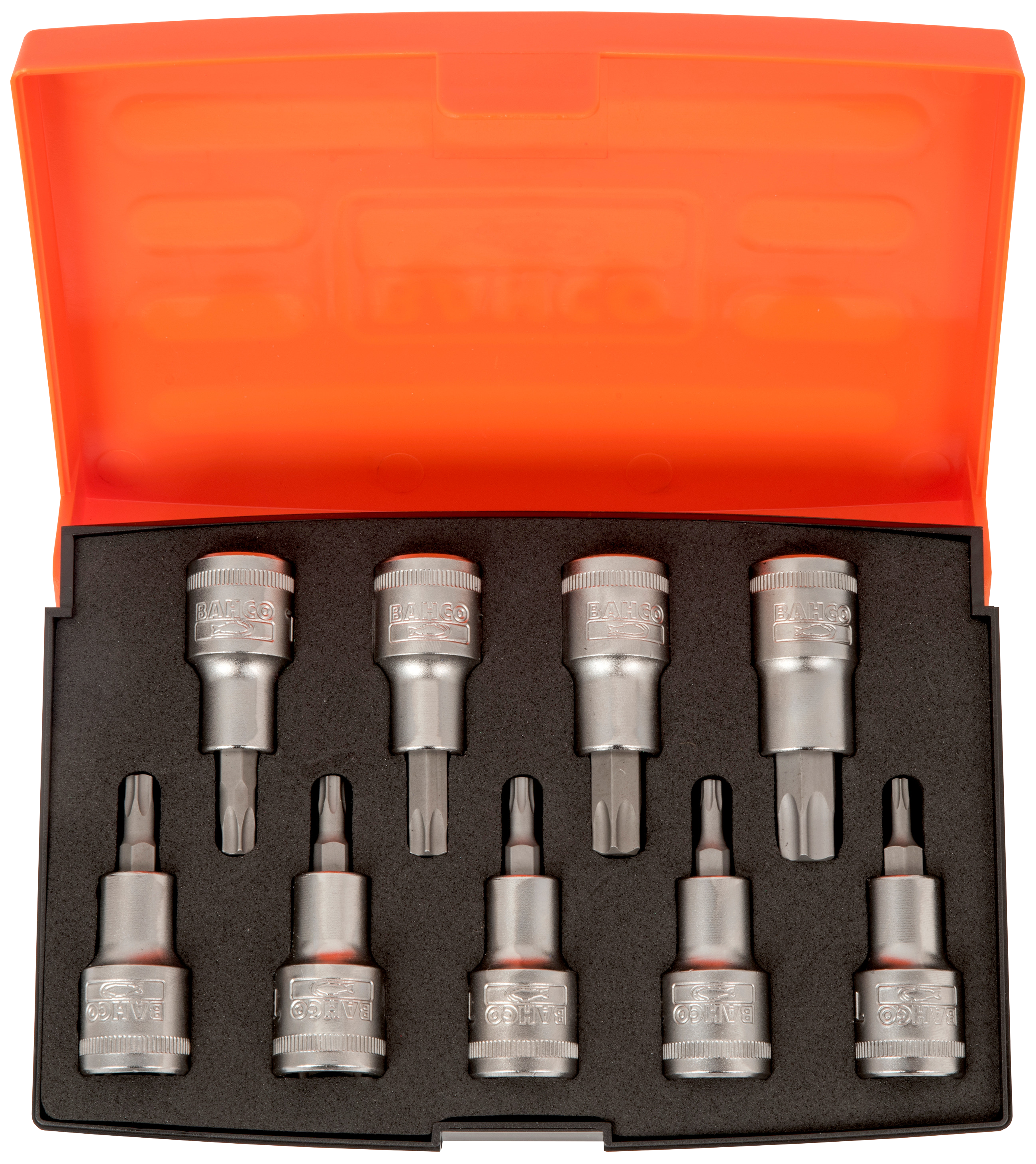 Topsæt S9TORX 1/2" TX20-60, 9 dele