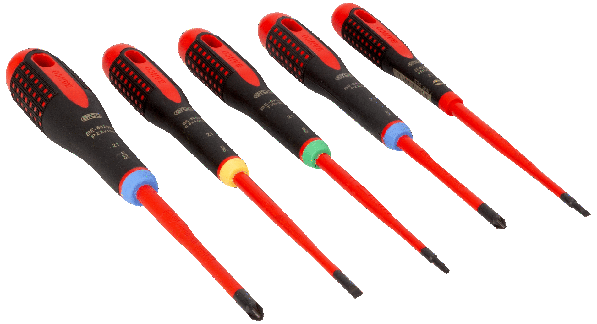 Skruetrækkersæt VDE 1000V LK/PZ/TX, 5stk