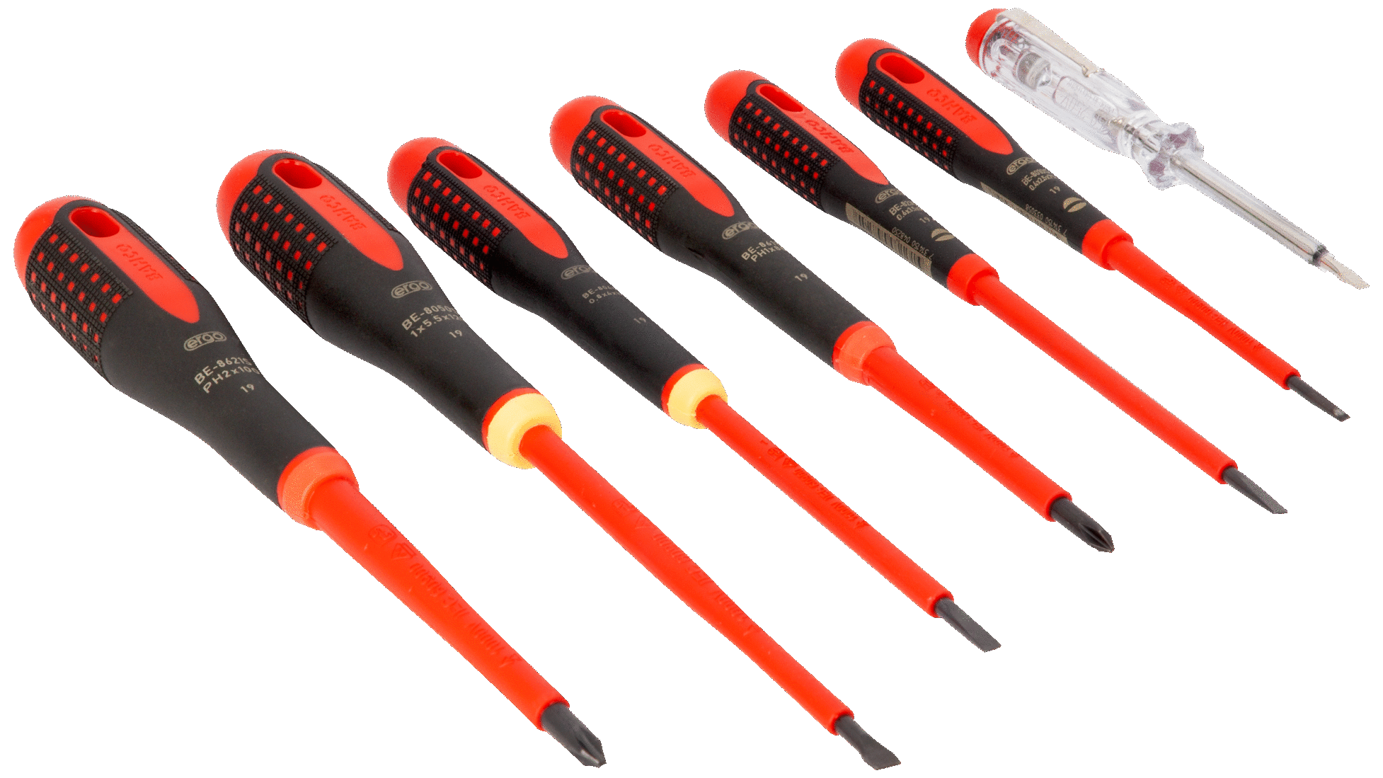Skruetrækkersæt VDE 1000V 7stk, BE-9887S