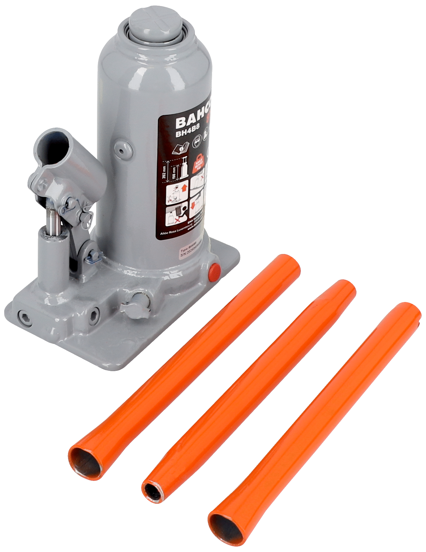 Flaskedonkraft Premium hydraulisk 30T BH4B30