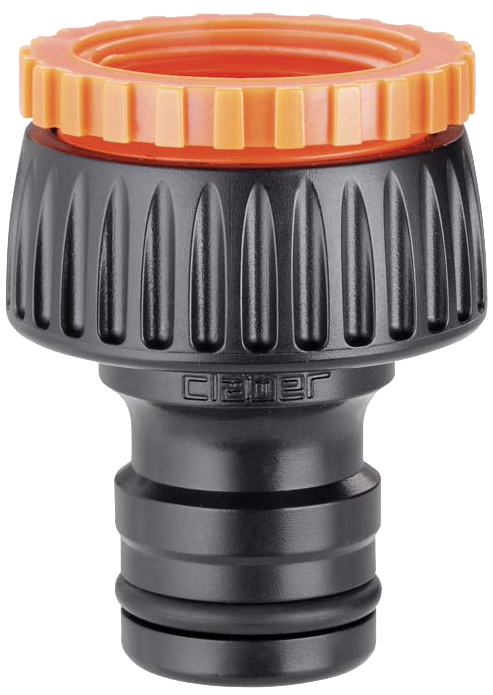 Claber MaxFlow 1" nippel, 3/4" indv. gevind