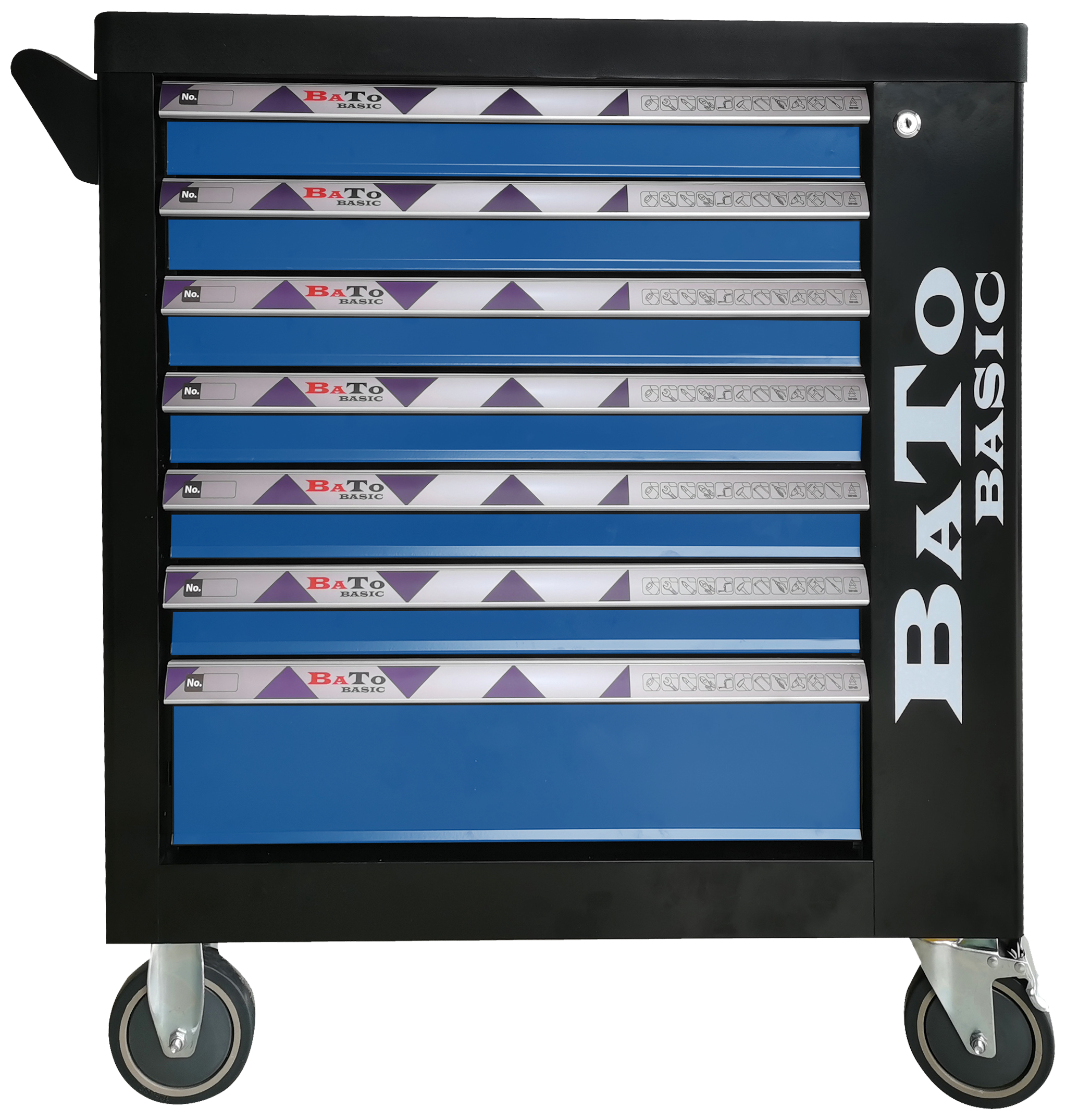 Værktøjsvogn 91029 m/7 skuffer, 270 dele