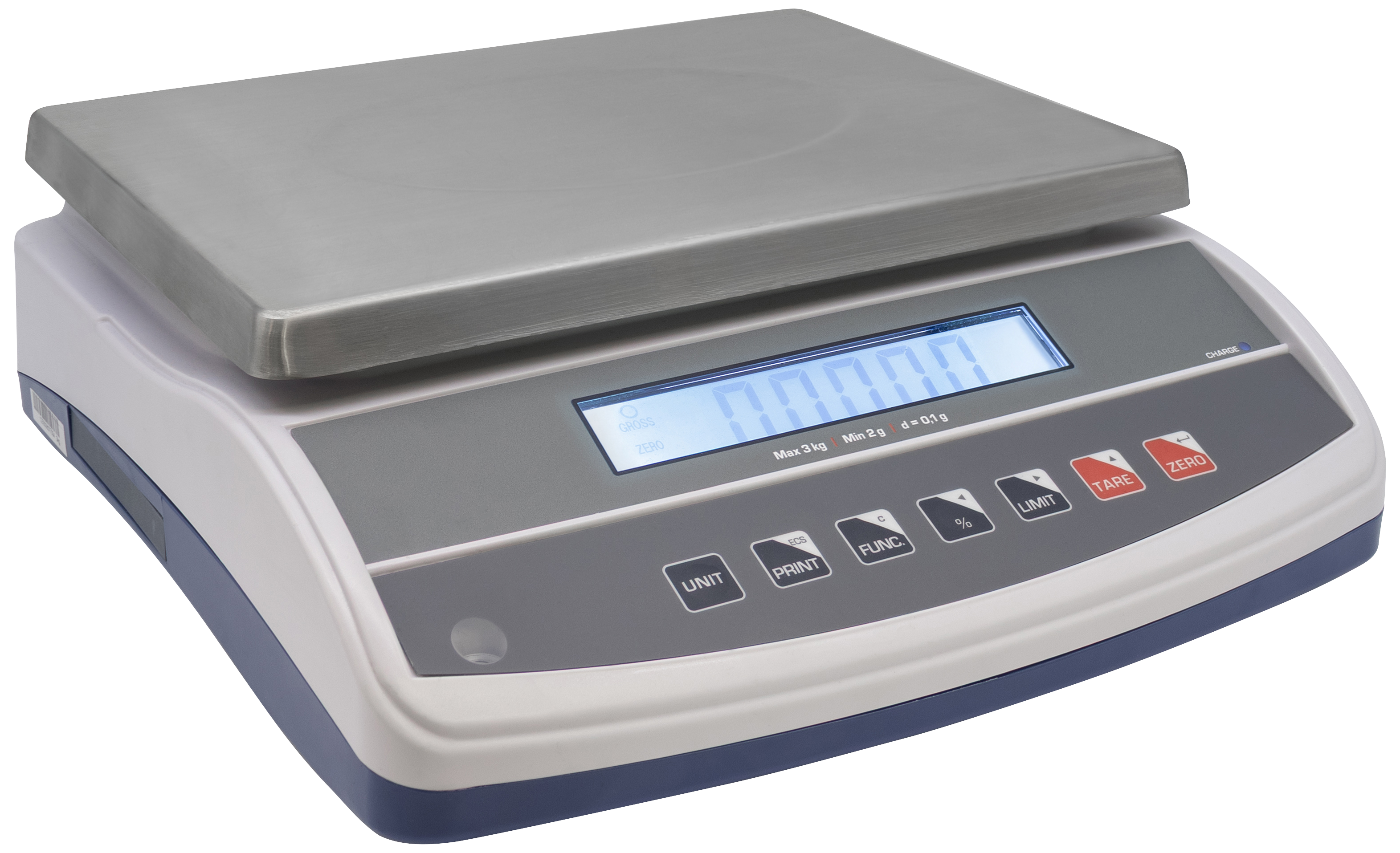 Bordvægt 15/30kg×5/10g, vejeplade 230×300mm