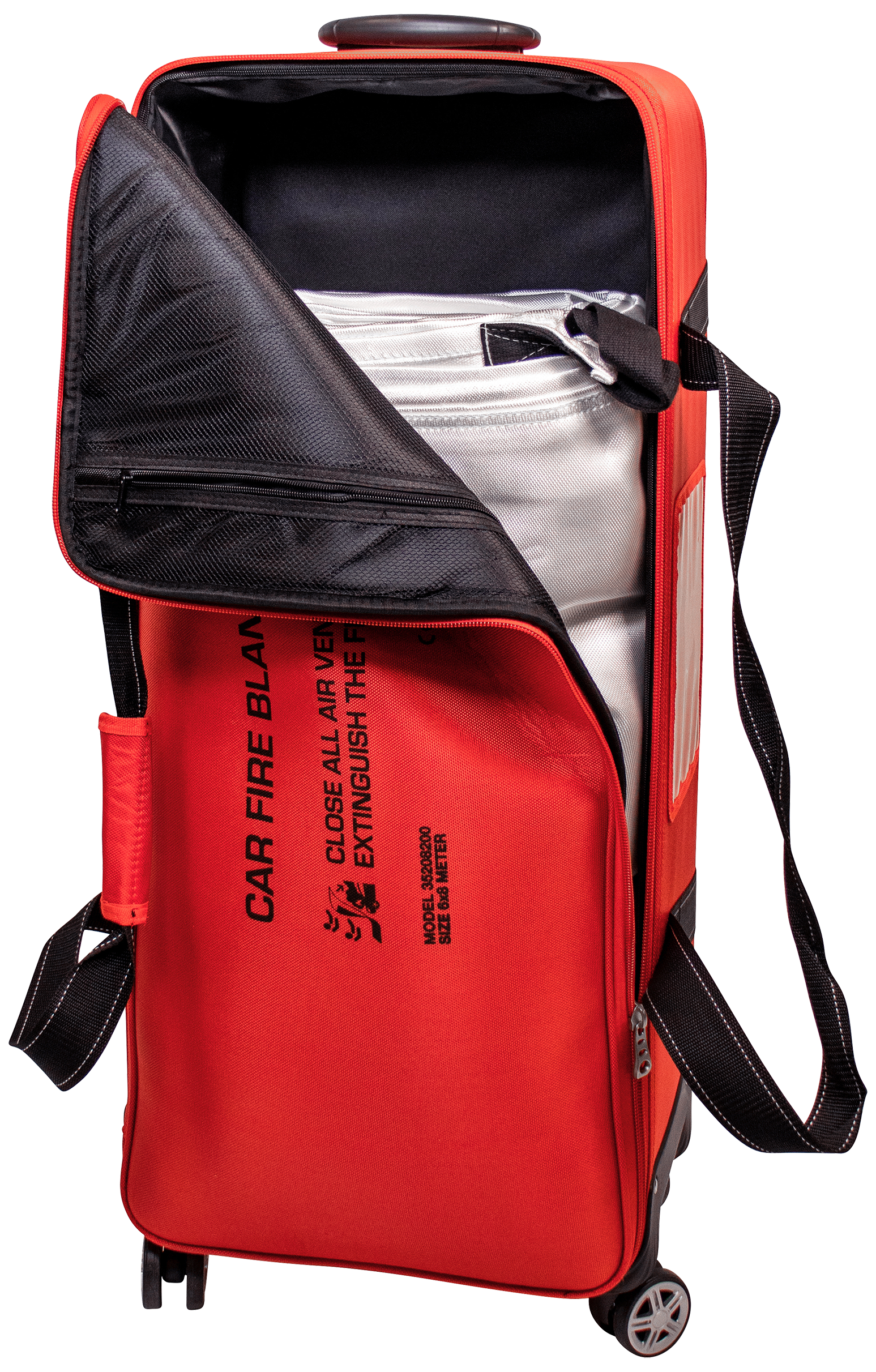 Diesella AV brandtæppe 8×6 mtr, i transportkuffert