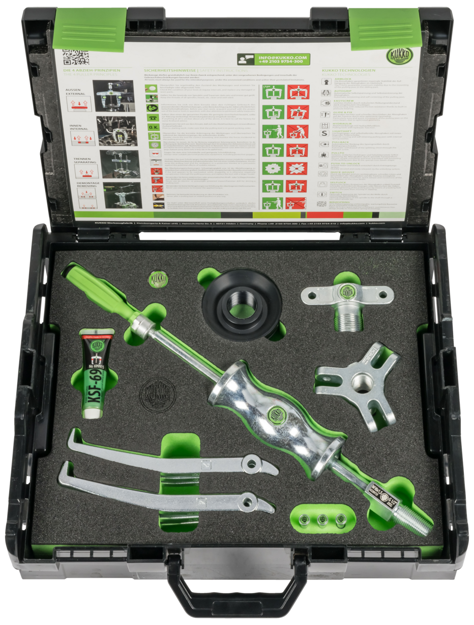 Universalaftrækkersæt K-220 m/glidehammer 0-150mm