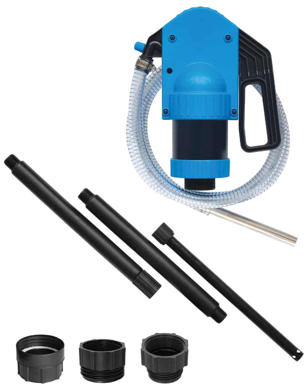 Vægtstangspumpe f/AdBlue m/teleskoprør & 2m slange