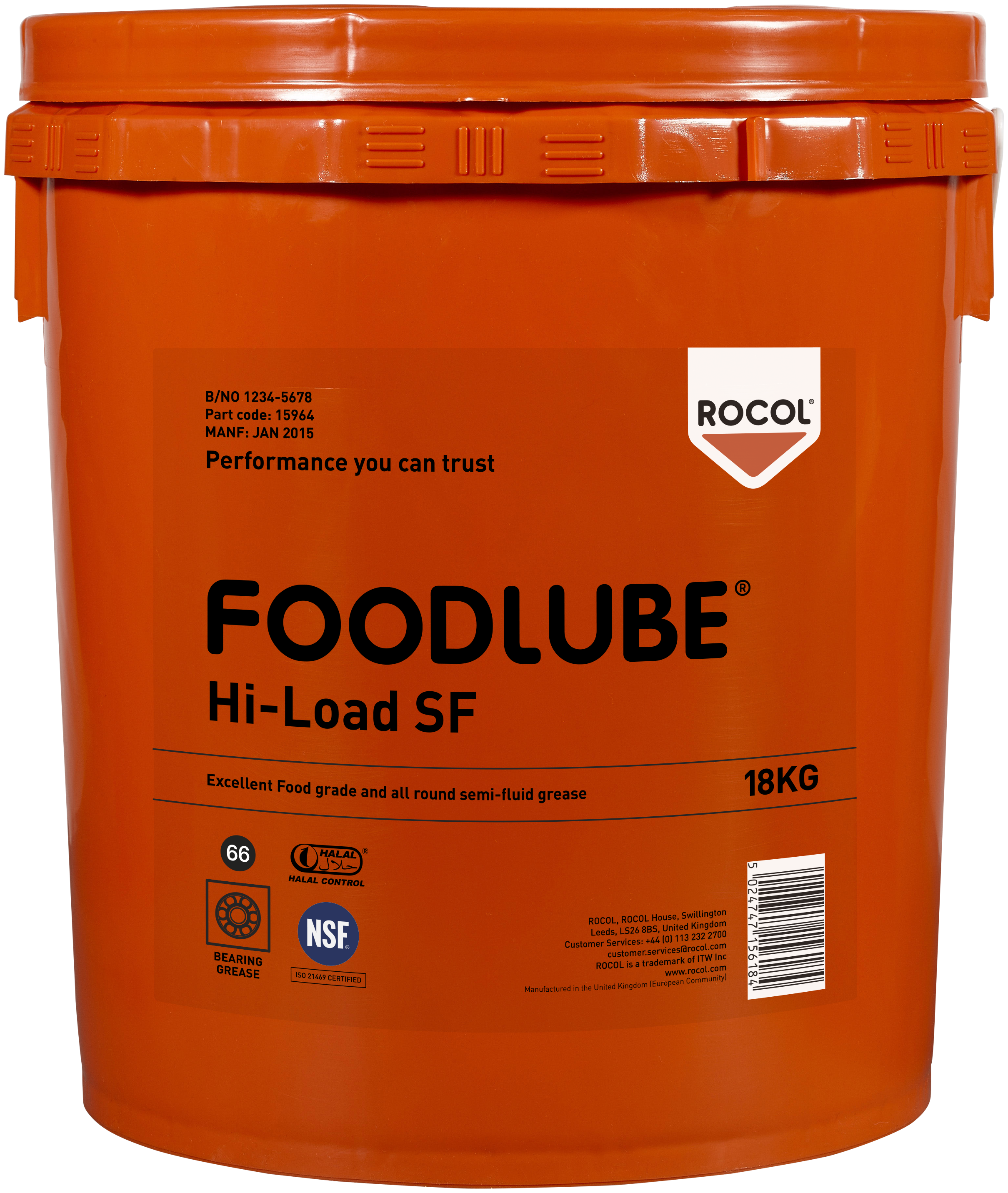 Foodlube Hi-Load SF allround smørefedt 18kg