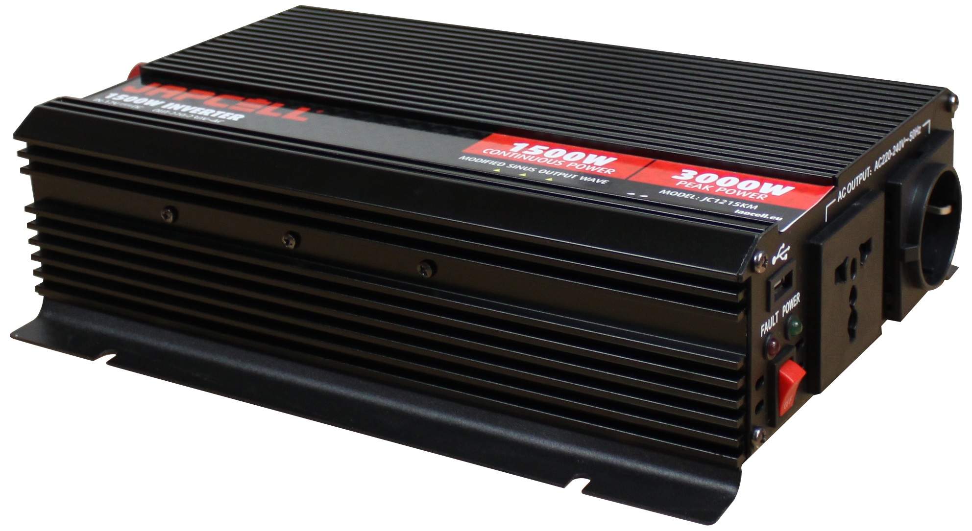 Japcell Inverter 12V/230V 1500W/3000W modif. sinus