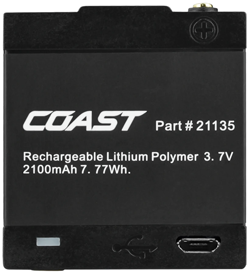 Coast ZX600 genopl. batteri t/PM200, 500R & 550