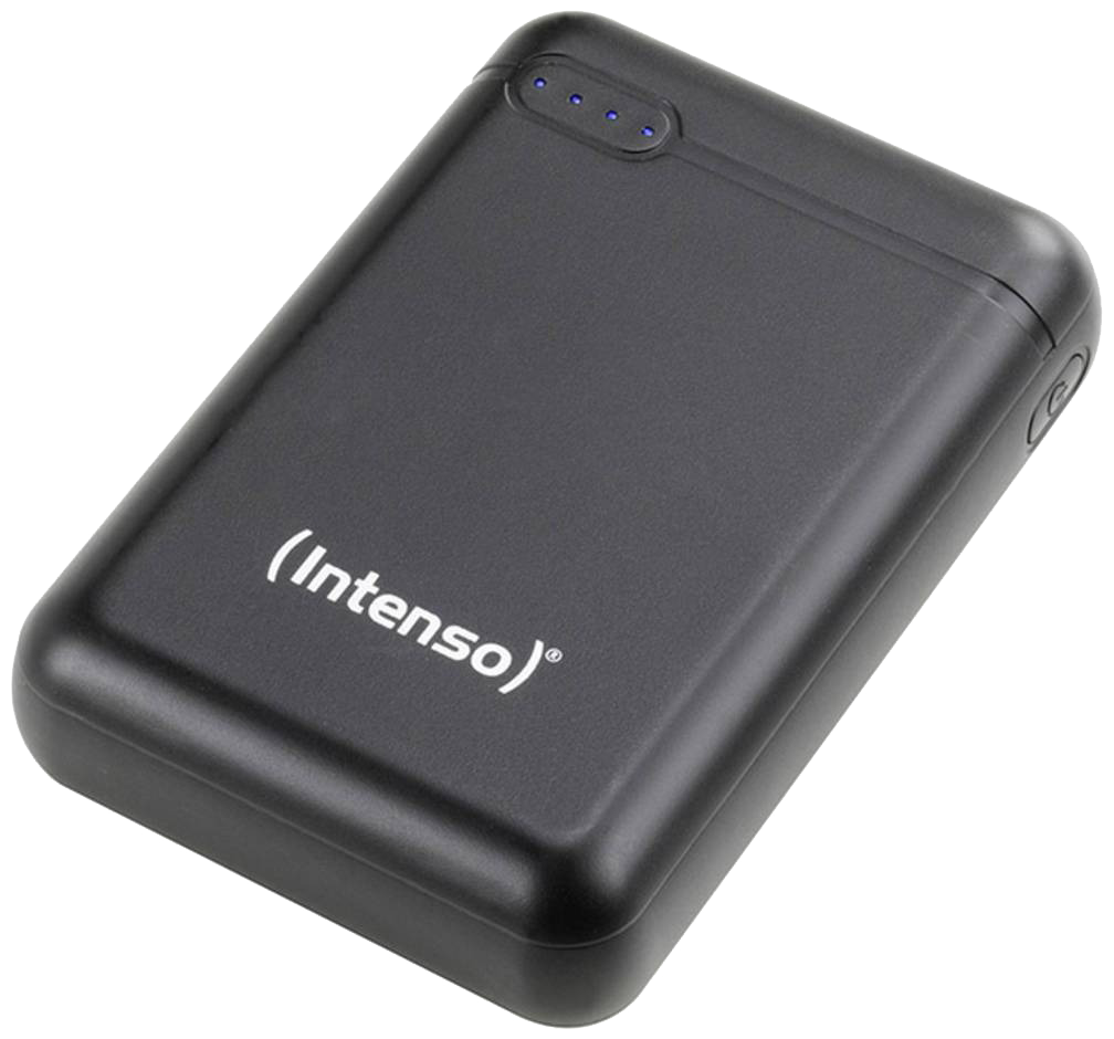 Intenso powerbank 10.000 mAh USB-A/-C 3,1A sort