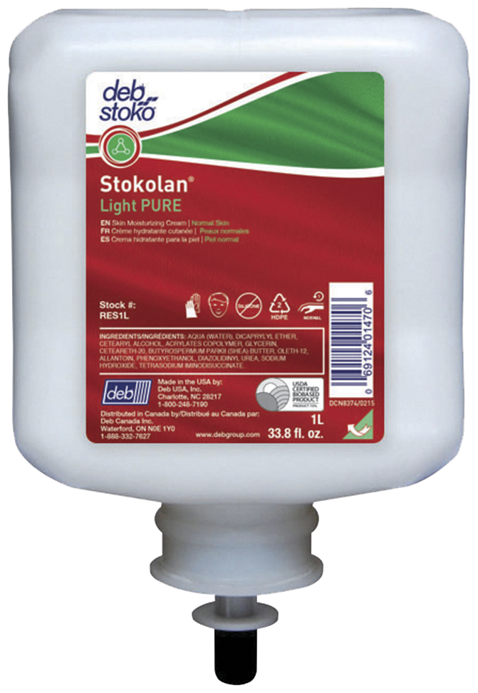 Deb håndcreme Stokolan Light Pure, 6 × 1 ltr