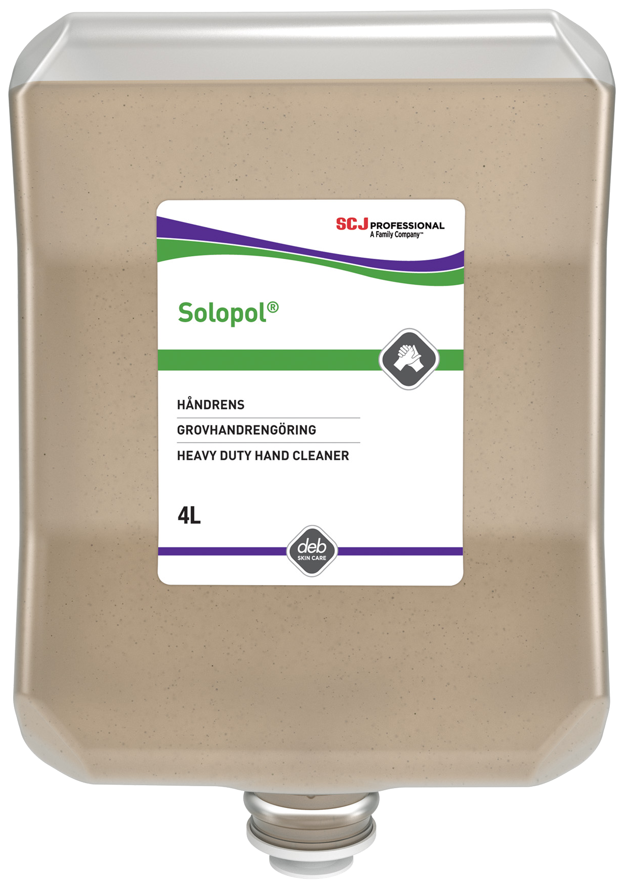 Deb håndrens Solopol Classic m/parfume, 4×4 ltr.